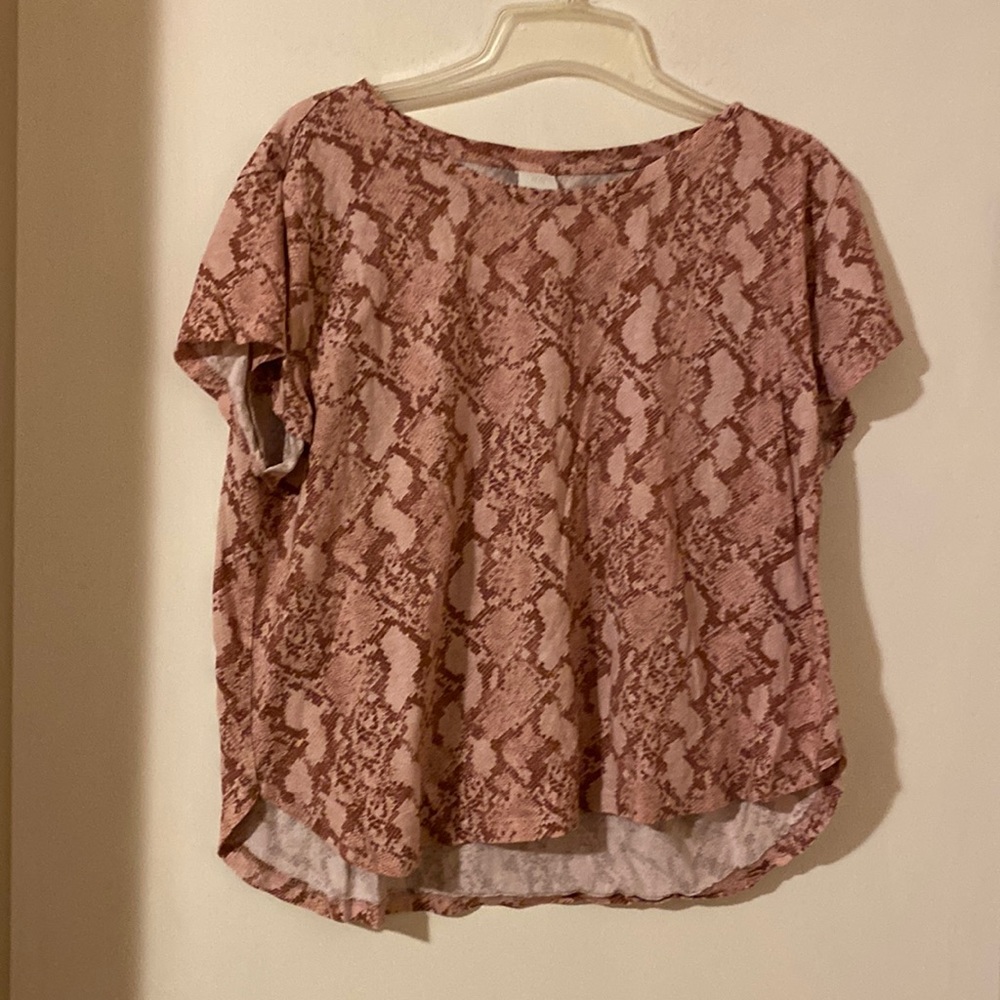 H&M Snake Print Tee